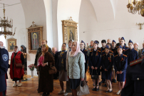 Праздничная Божественная литургия в Свято-Троицком кафедральном соборе города Вязьма